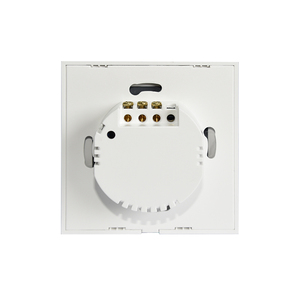 Tuya-interruptor de luz inteligente con WiFi, sensible al tacto, 2 entradas, 2 vías, UE