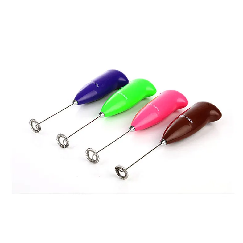 Popular Mix Colors Milk Frother Handheld Foam Maker Mixer Coffee Mini Blender for Lattes Drink