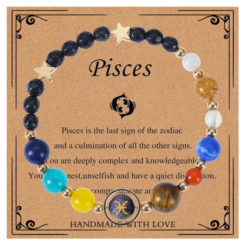 Colorful beads - Pisces