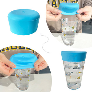 Bar Getränk Spiking Prävention Silikon Tasse Abdeckung Latex Kondom Tasse Abdeckung benutzer definierte sichere Getränke Tasse Abdeckung Deckel mit Logo - Product Image 3
