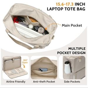 Youk cách điện Crossbody ăn trưa Túi túi xách với nhiều túi thuận tiện và phong cách cho công việc hoặc du lịch - Product Image 3