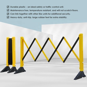 Rào chắn có thể mở rộng cổng an toàn hàng rào có thể thu vào rào cản tạm thời bảo vệ kiểm soát đám đông linh hoạt với chân đế nặng - Product Image 2