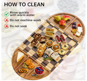 Magnetic Solid Wood Charcuterie & Cheese <strong>Board</strong> Sets: Comes With Exquisite Serving And <strong>Cutting</strong> <strong>Boards</strong>