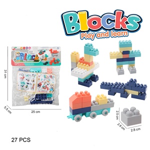 DIY <strong>Building</strong> <strong>Blocks</strong> Toy Set 27PCS Children Assembly Educational Toy Construction Bricks Set Large <strong>Building</strong> <strong>Blocks</strong> for Kids - Product Image 3