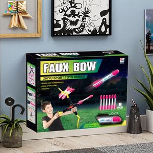 LEDツリーパターングローアーチェリーおもちゃセット子供のための屋外ナイトゲームライトアップ矢印付き安全な泡チップ弓ギフト子供の誕生日 - Product Image 3