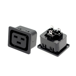 IEC C19 Power AC Female Inlet 3 Pin <strong>16A</strong>/20 250V Connector Outlet <strong>Plug</strong> Industrial Application Rated Current 20A - Product Image 1