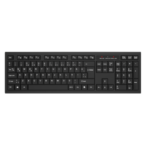 Customized 104-Key Ergonomic Office <strong>Keyboard</strong> Slim and Waterproof Standard USB Wired Quiet for Number Application - Product Image 1