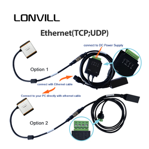 Escáner de código de barras industrial USB RS232 de alta velocidad Escáner de código de barras TCP IP Ethernet para transportador - Product Image 4