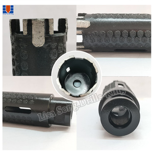 <span class=keywords><strong>1</strong></span> 3/8 inç lazer kaynaklı kuru kullanım elmas delik testere elmas çekirdek matkap ucu granit mermer katı blok taş için 5/8-11 konu ile