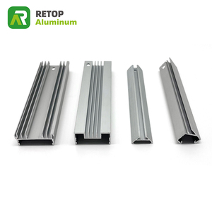 Led şeritler kanal alüminyum profil soğutucu için büyük boy tavan profili - Product Image 3