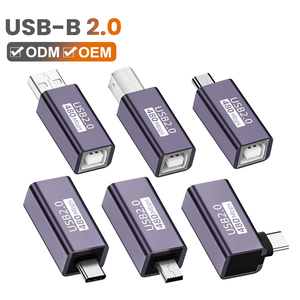 USB2.0 yazıcı adaptörü USB tip B USB C/mikro USB/Mini USB kadın erkek yazıcı sabit disk tabanı için faks makinesi tarayıcı - Product Image 1