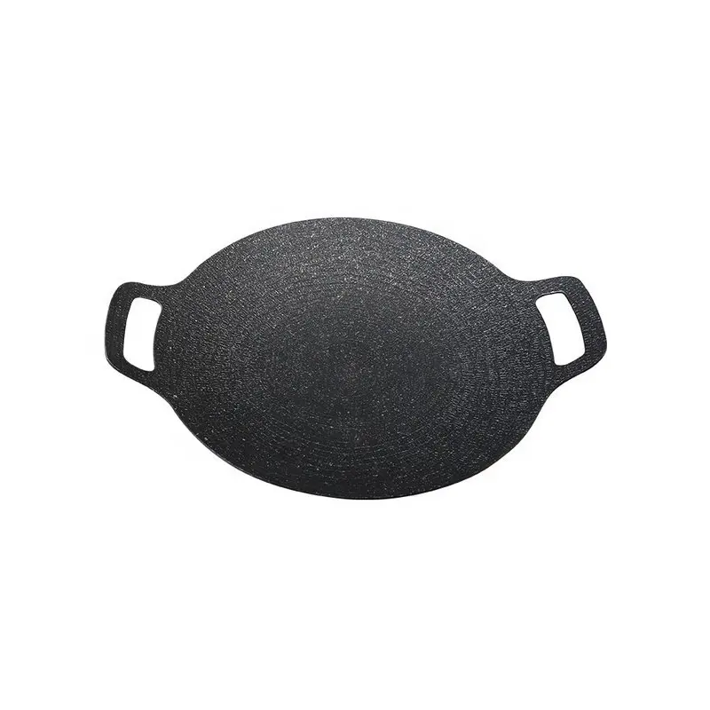 Hot Selling Large Cast Iron Pizza Pan Baking BBQ Grill Pan Cast Iron Frying Pan Skillets