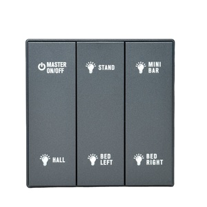 Controllo di illuminazione compatibile RS485 con controllo di illuminazione Touchscreen Hotel con RS485 protocollo di illuminazione Hotel con RS485 - Product Image 1