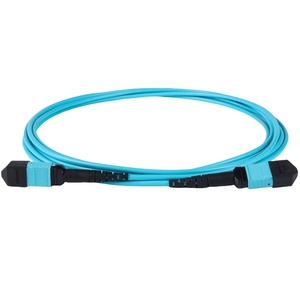 MPO <strong>MTP</strong> Multimode Duplex OM3 OM4 8 12 Cores Fiber Optic Multimode <strong>Trunk</strong> Cable MPO <strong>MTP</strong> Female Fiber Optic Patch Cord - Product Image 2