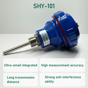 Transmisor de Sensor de temperatura impermeable Digital preciso 0.5% FS con transmisión de señal de larga distancia de sonda de acero inoxidable