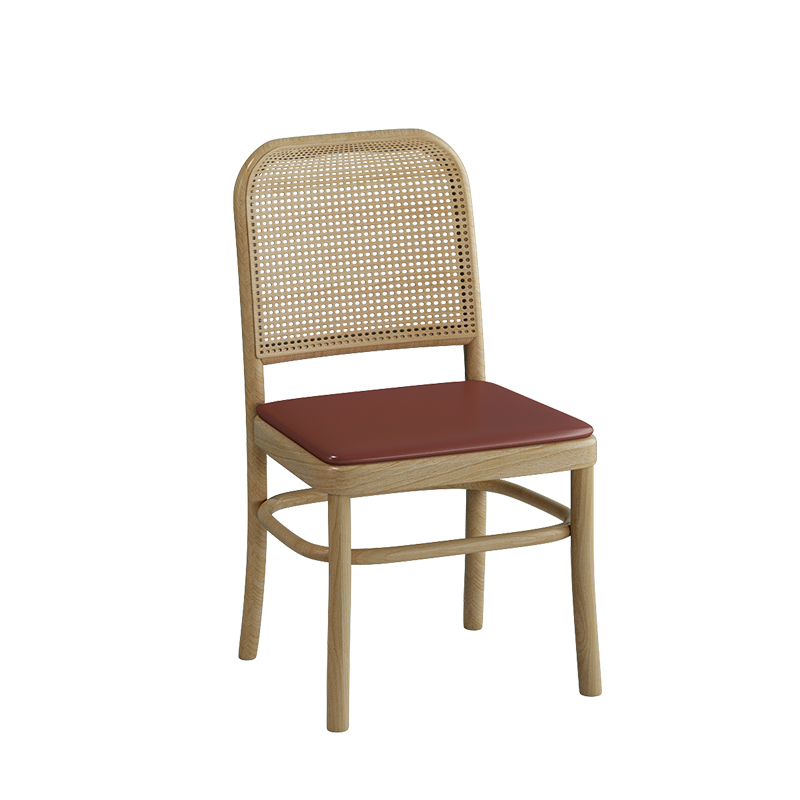Chaise en osier et bois massif C