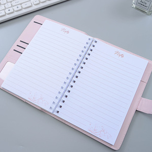 Blocco note semplice in stile taccuino personalizzabile A5 di alta qualità per uso aziendale e scolastico con stampa Logo da parte del produttore - Product Image 4