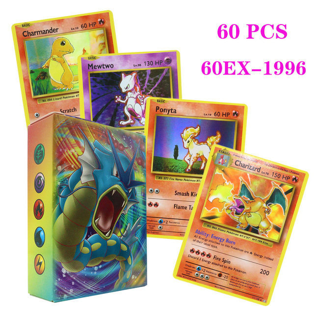 60 cards classic 1996 1st gen-domestic card-english card