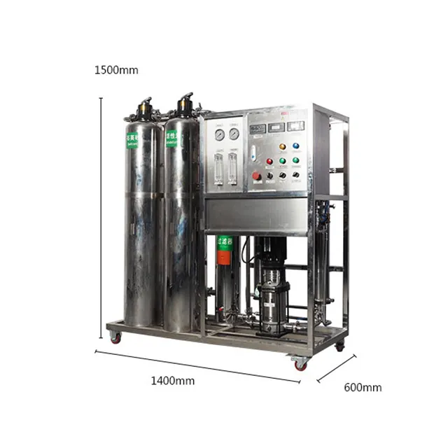 Sistema de purificación de agua, equipo de maquinaria de filtro de ósmosis inversa desmineralizado, tratamiento de agua plat