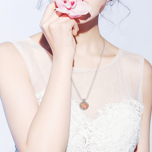 สินค้าใหม่แฟชั่นเครื่องประดับ Openwork สแตนเลส Locket OM Essential น้ำมัน Diffuser - Product Image 3