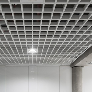 Aluminum Open Cell Grid Ceiling Aluminum <strong>T</strong> <strong>Bar</strong> <strong>Install</strong> Ceiling Office Mall Modern Ceiling Panel - Product Image 5