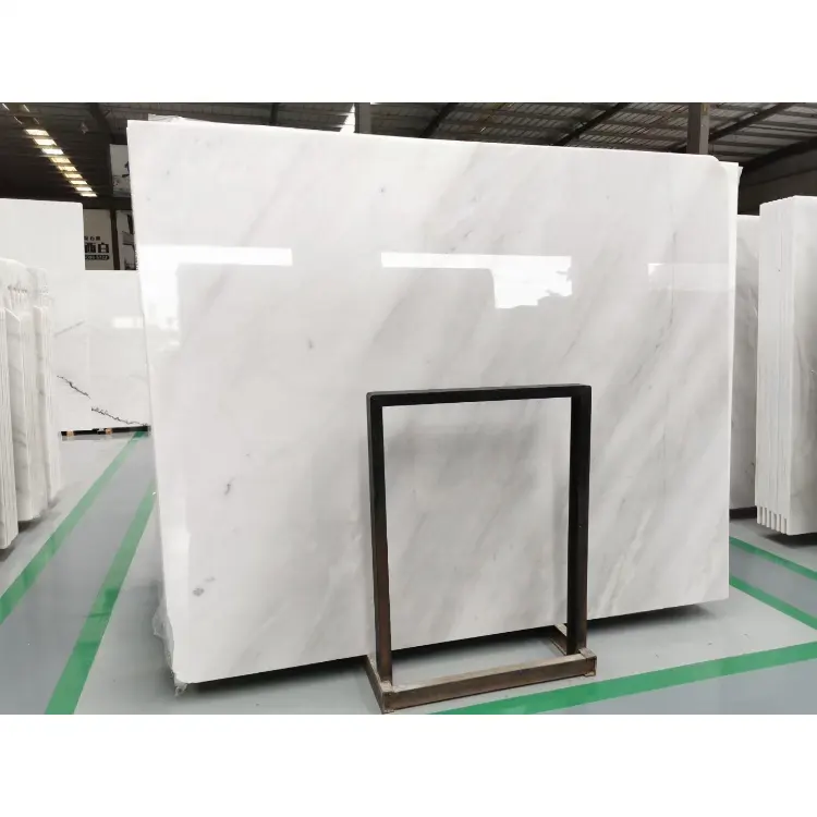 Pietra polacca naturale cinese delle mattonelle di marmo bianche 18x18 per il prezzo economico del pavimento