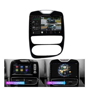 Jmance için 10 inç Android oto Carplay araba Stereo Renault Clio için 4 2016-2019 ile 4G GPS RGB 5.0 Wifi çerçeve aksesuar - Product Image 1
