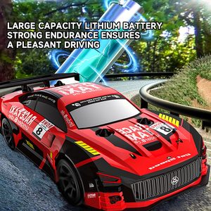 รถแข่งสปอร์ต4WD ความเร็วสูง EPT 2.4GHz ไฟ LED 7สีรีโมทคอนโทรลรถดริฟท์ RC สำหรับผู้ประกอบการผู้เชี่ยวชาญ - Product Image 5