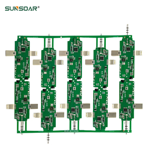 แผงวงจรสื่อสารสัญญาณบลูทูธแบบครึ่งรู PCB แบบไม่มีฮาโลเจน TGFR-4สูง FR-4เซินเจิ้น - Product Image 3