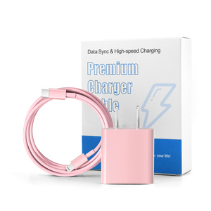 ポータブル携帯電話壁Usb-cタイプc1.8mケーブル急速充電プラグPd20w充電アダプターforIphone 16 15 14 13 12 11 pro max - Product Image 4