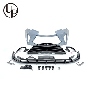 sienna <strong>Thunder</strong> NO.1 Style 2021 Year PP Material Front Bumper Front Lip with <strong>LED</strong> Lights of Body Kit for sienna <strong>Thunder</strong> Style - Product Image 3