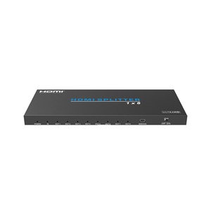 1x8 <strong>HDMI</strong> 2.0b <strong>Splitter</strong> 1 in 8 Out Ultra HD 3D 4K@60Hz HDCP2.2 With EDID