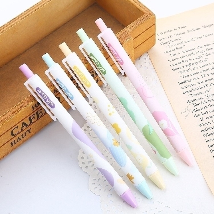 0.5mm-prix unique-appuyez sur le stylo gel st head
