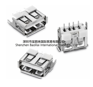 614004185023 <span class=keywords><strong>USB</strong></span> Nam nối 180 độ thông qua các lỗ dọc 4-pin Dip PCB ổ cắm 3A/5A hiện tại cho pcs Hệ thống nhúng - Product Image 1