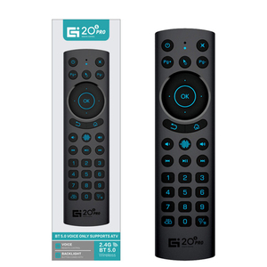 G20BTS Plus Backlit BT5.0 Air Mouse with Voice <strong>Remote</strong> Universal 2.4G <strong>IR</strong> Learning for Android TV Box
