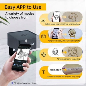 Çin lazer denetleyici oyma makinesi ve cam bardak kumaş kimliği araba için Mini kesici - Product Image 4