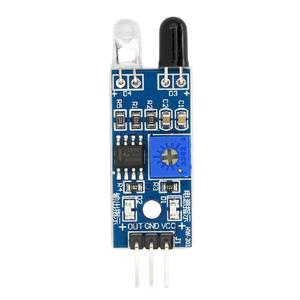 RNSbot Smart Electronics nuevo Diy Smart Car Robot reflectante fotoeléctrico 3pin IR infrarrojo MÓDULO DE Sensor de evitación de obstáculos