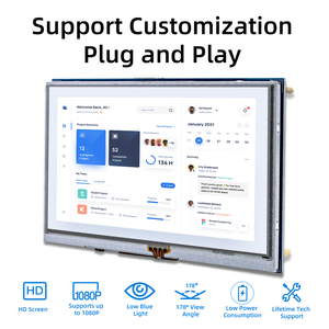 Modulo di visualizzazione Touch Screen LCD da 5 pollici 800*480 TFT per Raspberry Pi 5 4 3 - Product Image 3