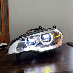 BM X5 07-13 E70 için yüksek far takımı 55W Xenon lazer Lens LED yeni Model gündüz çalışan değişiklik - Product Image 2