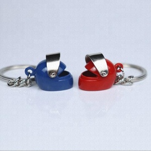 卸売ミニファッショナブルな金属オートバイヘルメットキーチェーン安くてスタイリッシュ - Product Image 6
