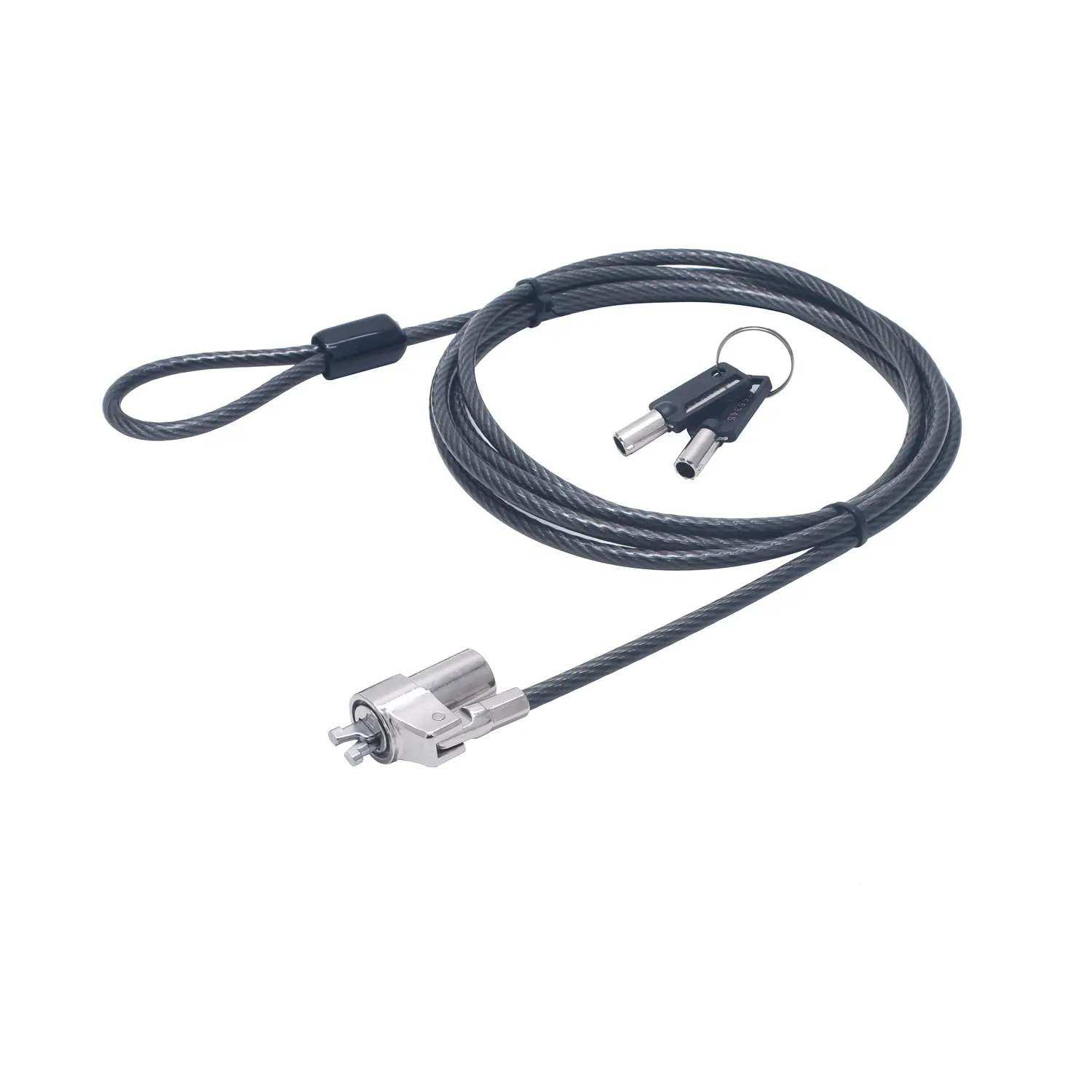 Nieuwe Aankomst Sleutel Type Laptop Kabel Notebook Lock Voor Kensington En Hp Nano Slot Slanke Computer Security Lock