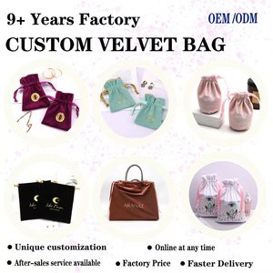 High End Custom Logo Printed Velvet Suede Drawstring Bag for Hat Wig Shoe Cloth Gift Dust Popular Velvet Suede Pouch - Product Image 6