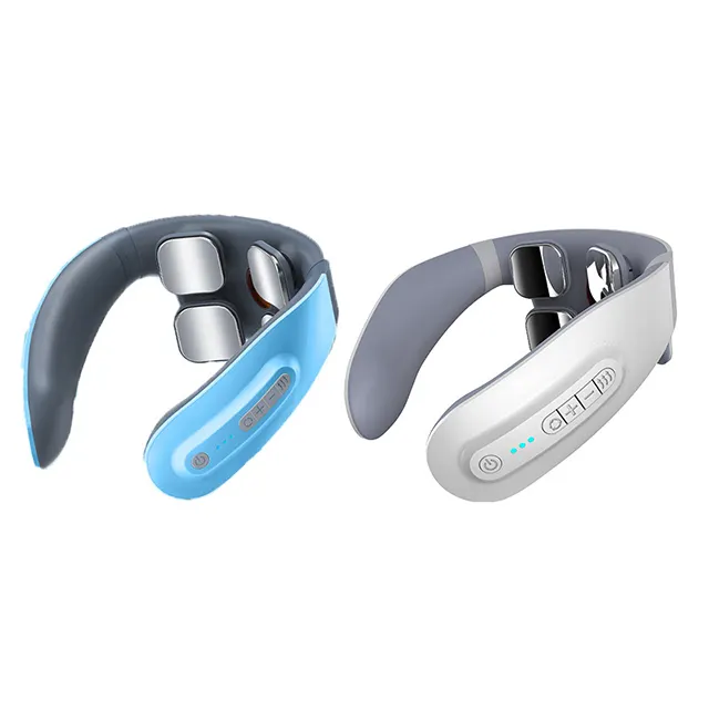 ABS Neck Massager for Pain Relief wireless neck massager 4 head neck massager with heating and remote control