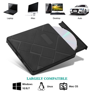2021高品质超薄USB3.0外置移动光驱笔记本DVD-RW DVD/CD电脑笔记本电脑类型-c端口CD驱动器 - Product Image 6