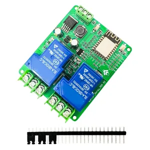 DC7-28/5V alimentatore ESP8266 scheda di sviluppo Wifi modulo relè Dual Way 30A ESP-12F scheda di sviluppo - Product Image 5