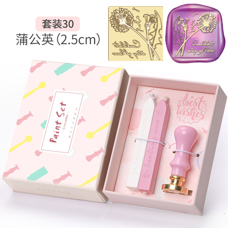 Pink short box set 30 - Dandelion (2.5cm)