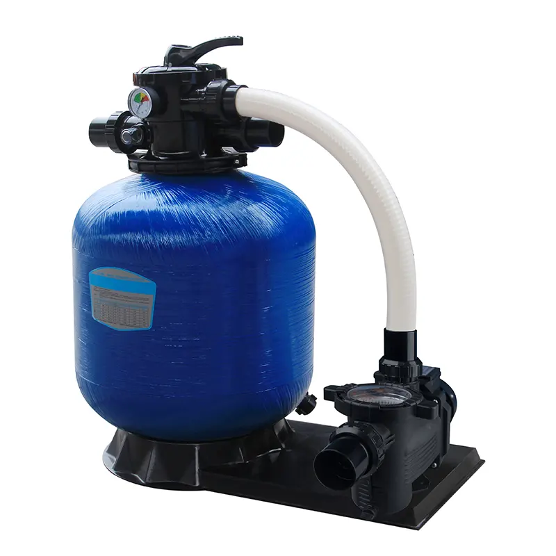Pompa ile ticari yüzme havuzu otomatik geri yıkama su arıtma kum filtresi