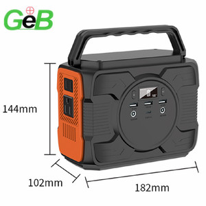 GEB <strong>New</strong> 48000mAh 713Wh OPS200 Portable Outdoor Solar Energy Mobile Power Supply with LCD Display 220V Type-c AC Adapter Charger - Product Image 1
