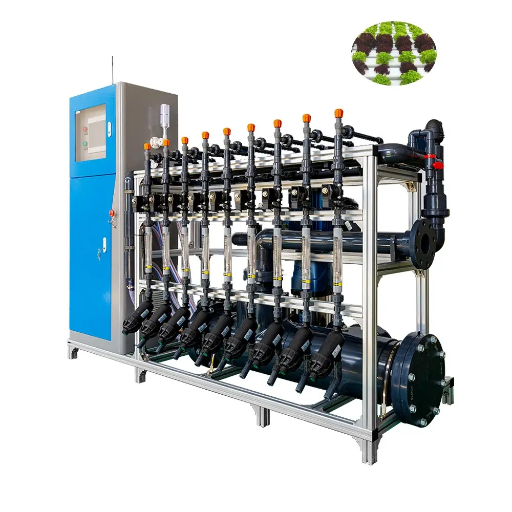 Sistema de riego de fertilización para invernadero, máquina de fertilizante de agua agrícola sin tierra para cultivo de flores, Clavel