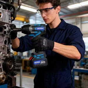 Hot bán 21V không dây không chổi than tác động cờ lê Pin Lithium 4000mAh với bộ sạc nhanh cho các công cụ điện - Product Image 3